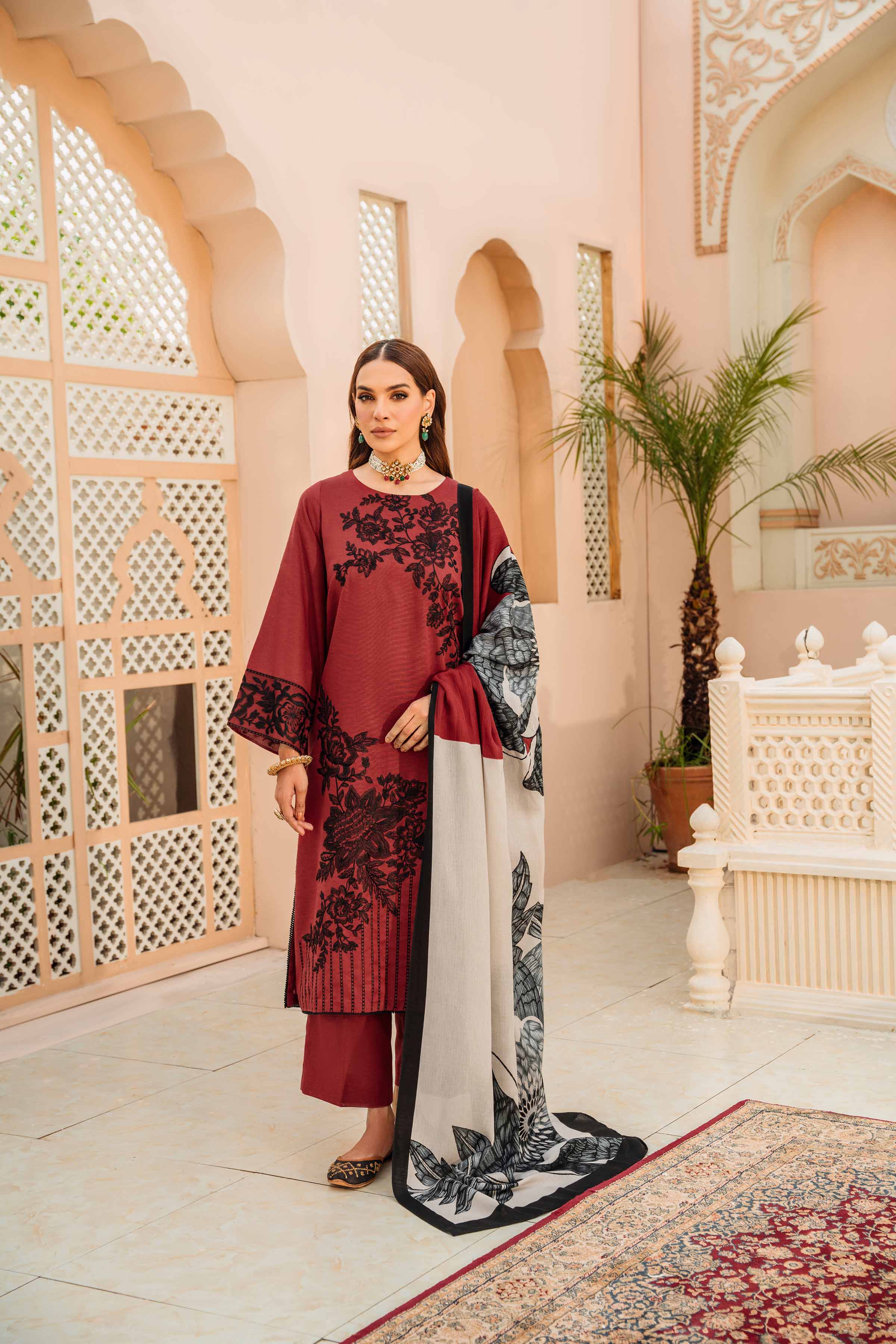 Linen Winter Dresses Nishat Winter Collection 2018 Nishat Karandi