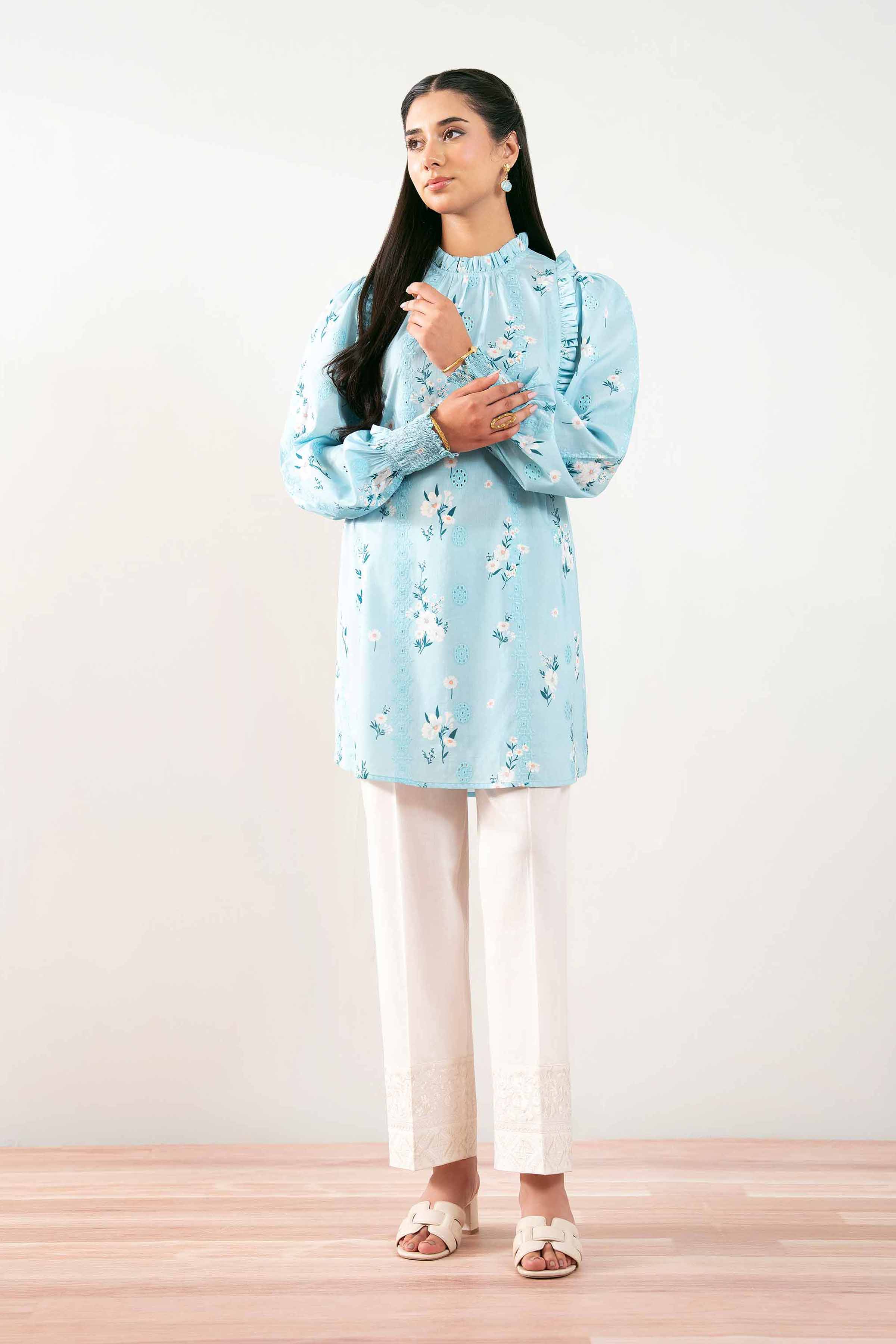 1 Piece Printed Tunic Pret Summer 2025 (Fustan June) – Nishat FPS