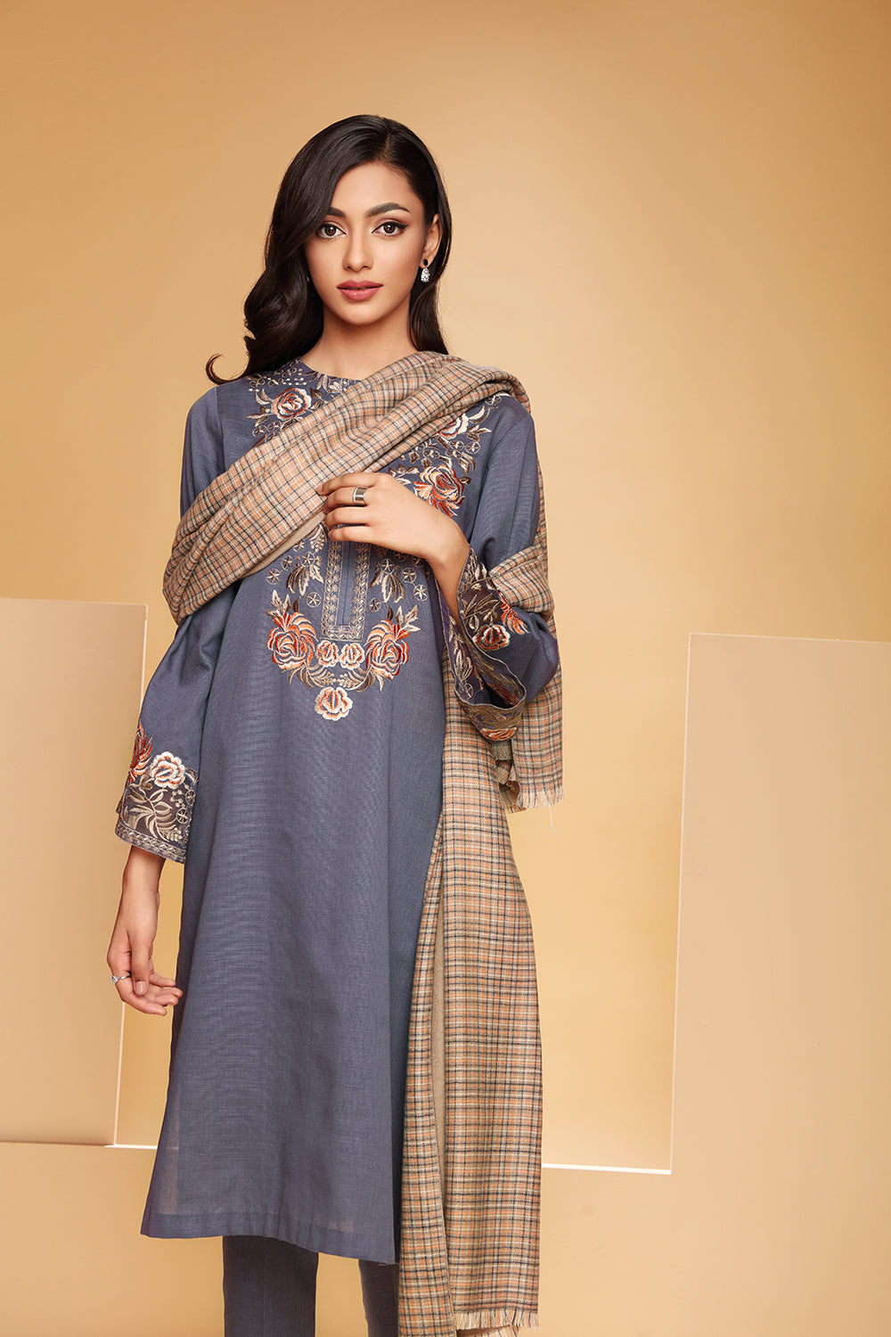 NISHAT LINEN Unstitched FPS Winter Collection2021 Volume01 Nishat FPS