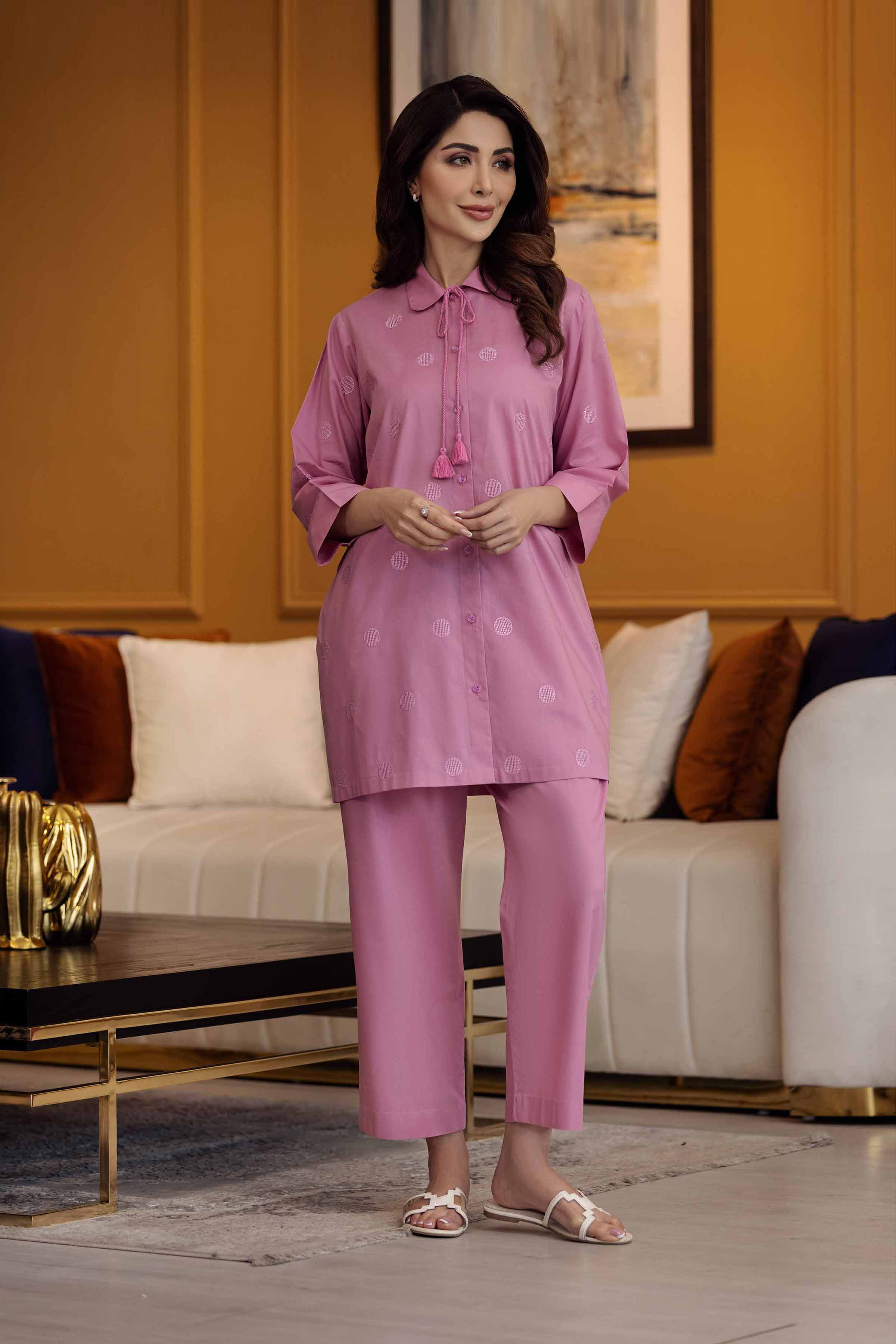 2 Piece - Embroidered Loungewear - KLS23-03