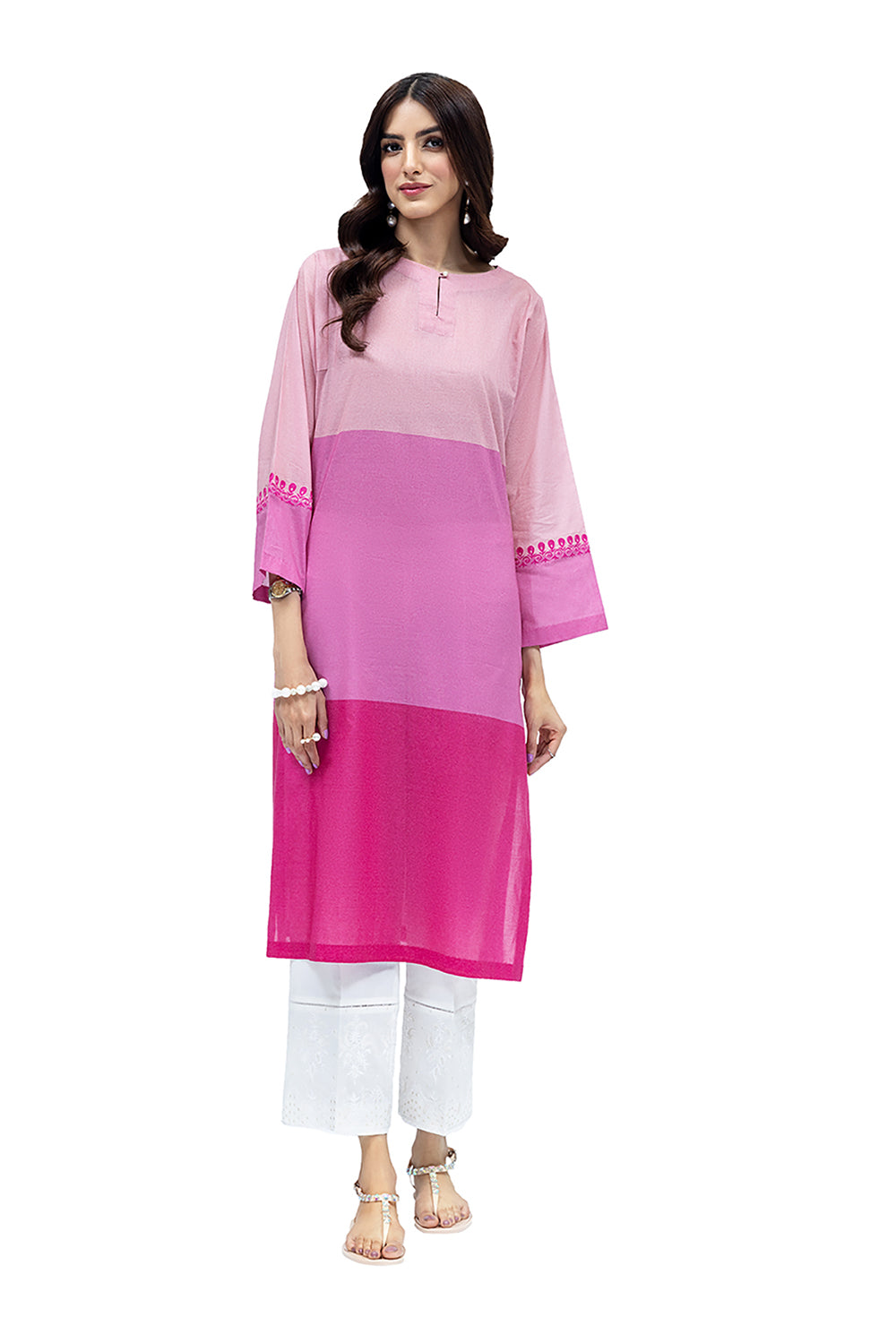 1PC Printed Embroidered Stitched Shirt Nishat Linen Nishat FPS