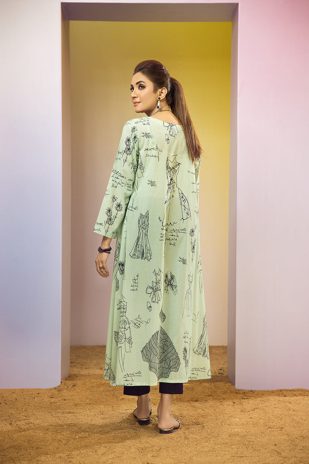 Nishat long frocks sale