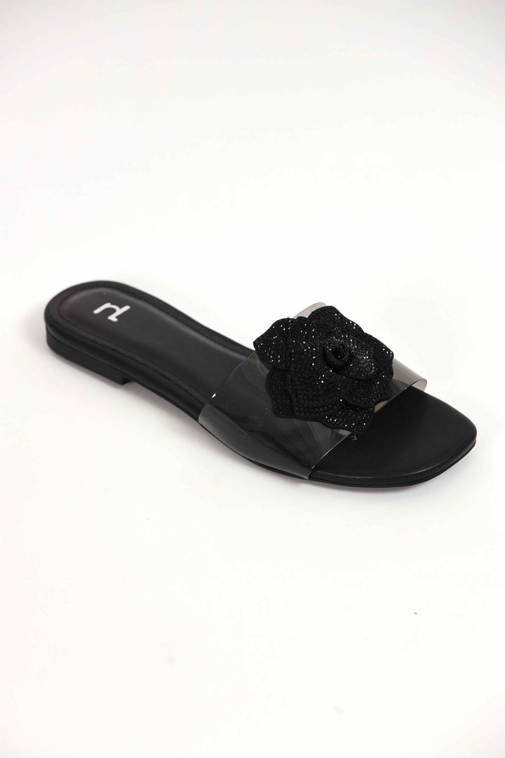 Women Black Chappal