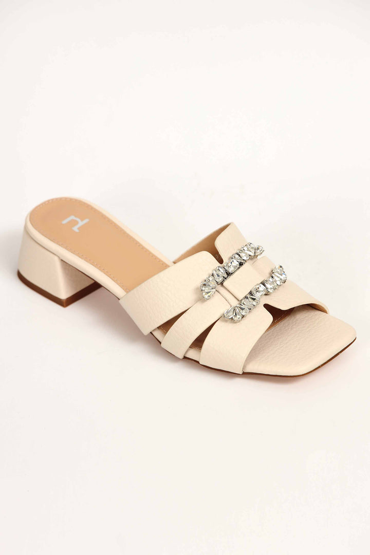 Women Beige Chappal