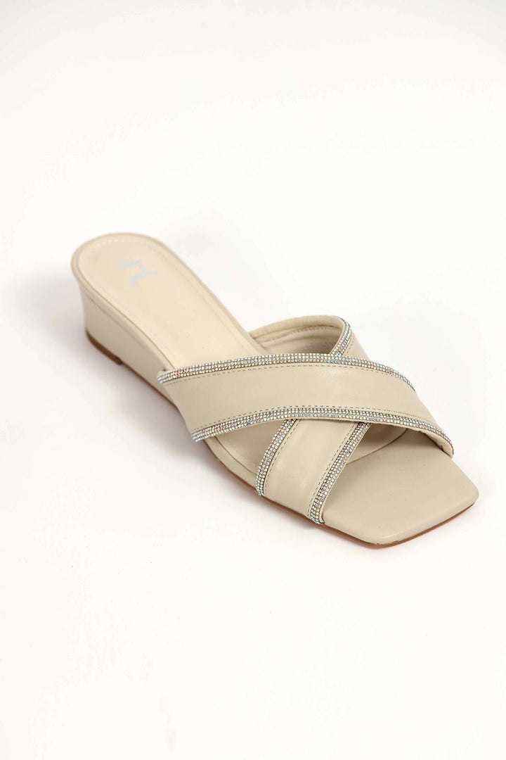 Women Beige Chappal