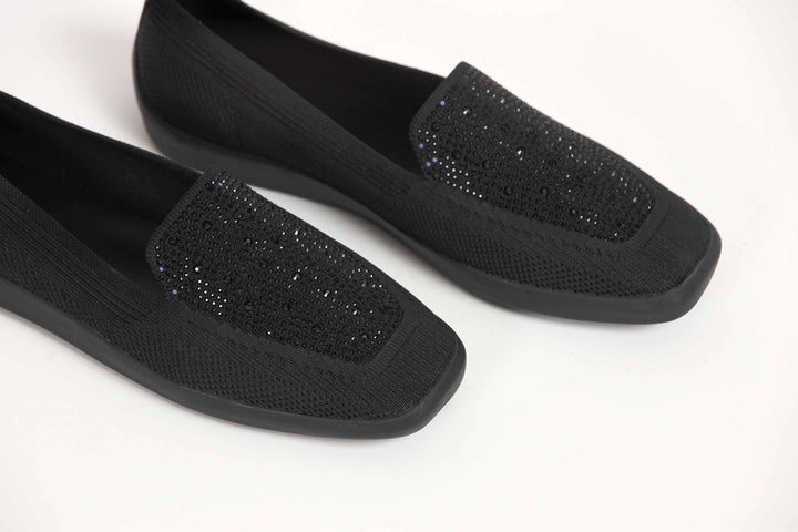 Women Black Loafers