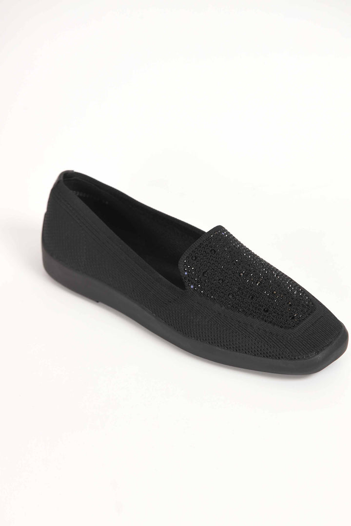 Women Black Loafers