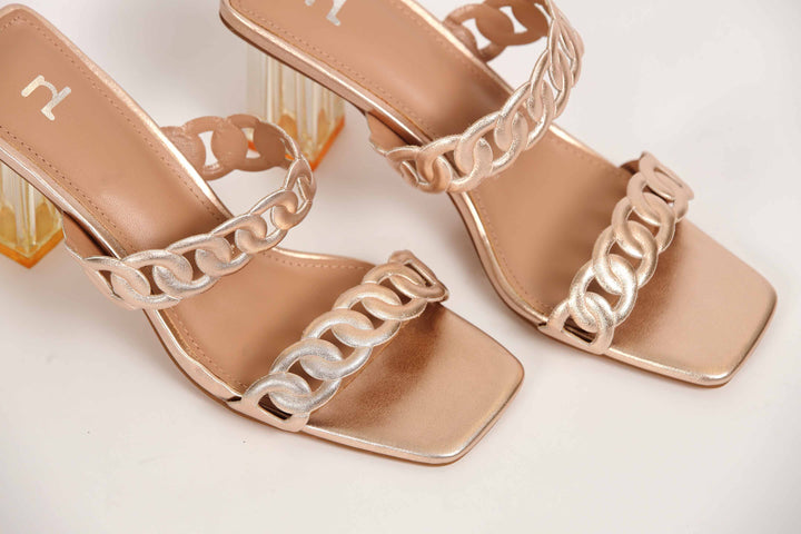 Women Champagne Chappal