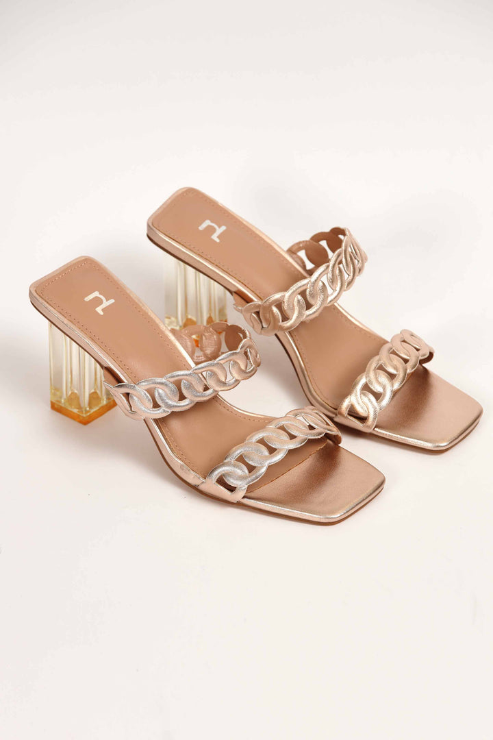 Women Champagne Chappal