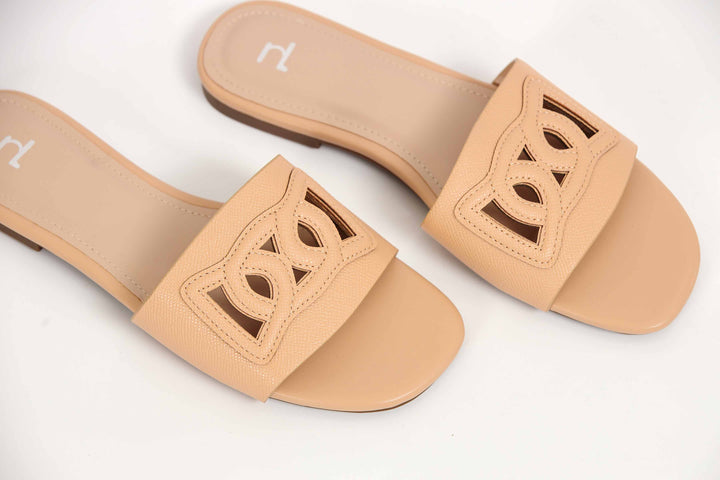 Women Beige Chappal