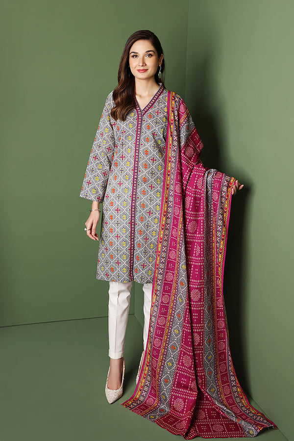 2 Piece - Printed Suit - 42206256-1-R