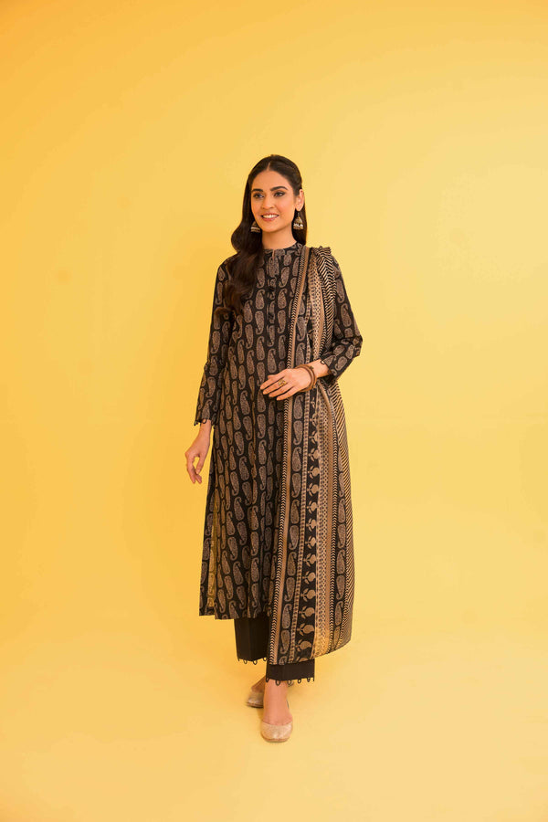 3 Piece - Printed Suit - 42302080-R