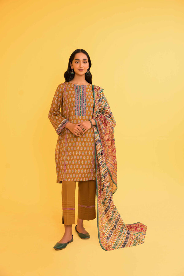 3 Piece - Printed Suit - 42302083-R