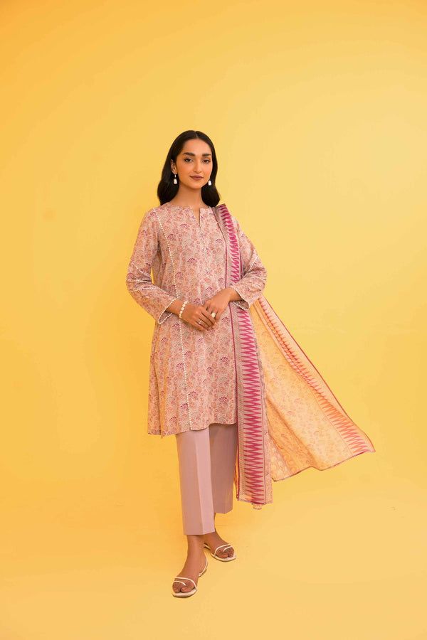 3 Piece - Printed Suit - 42302084-R