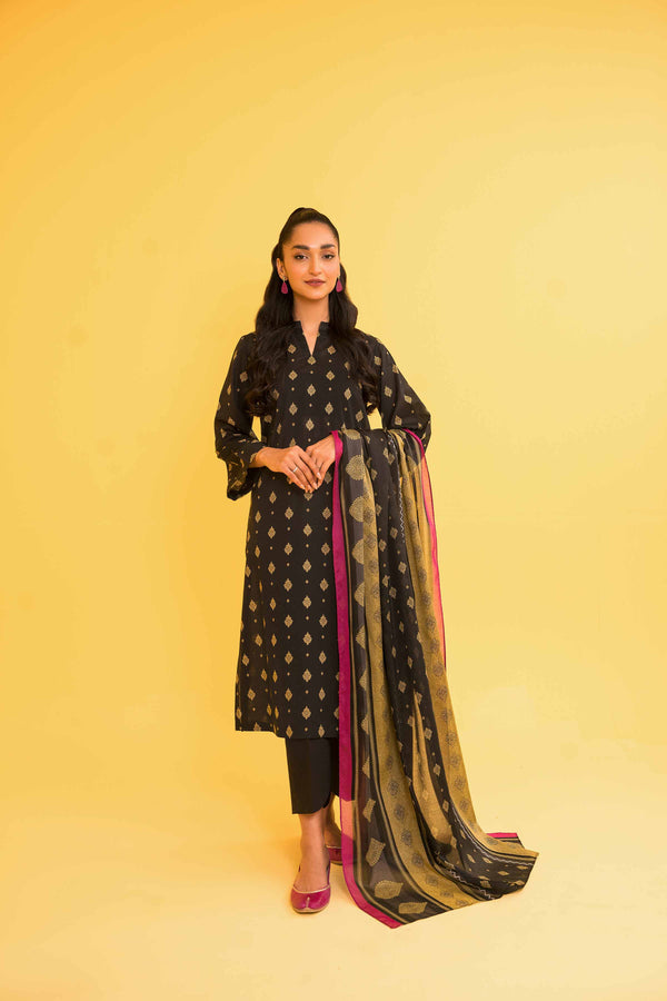 3 Piece - Printed Suit - 42302091-R