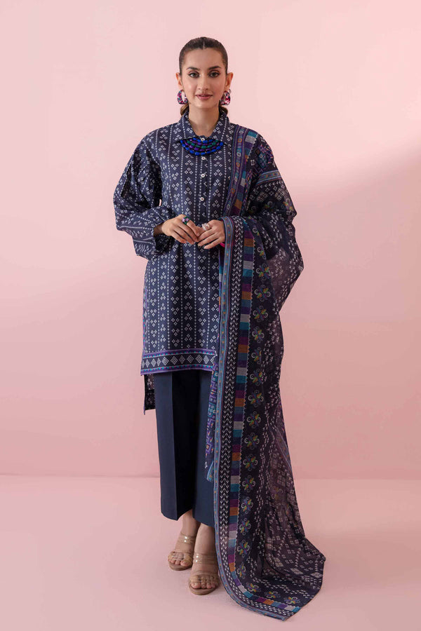 3 Piece - Printed Suit - 42302132-R