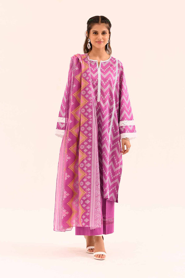 3 Piece - Printed Suit - 42302142-R