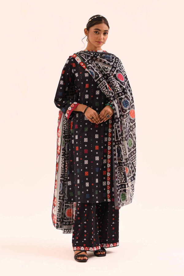 3 Piece - Printed Suit - 42302146-R