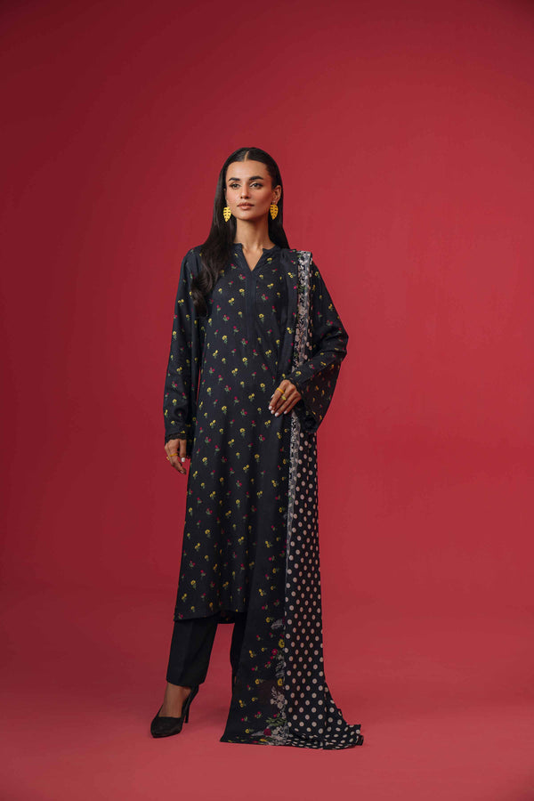 3 Piece  Printed Loose Fabric Best Bargains Freedom To Buy Nishat Outlet 