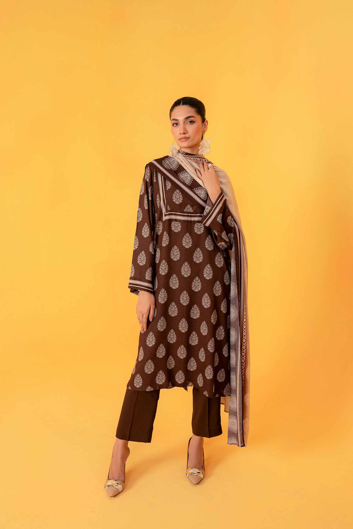 3 Piece  Printed Loose Fabric Best Bargains Freedom To Buy Nishat Outlet 