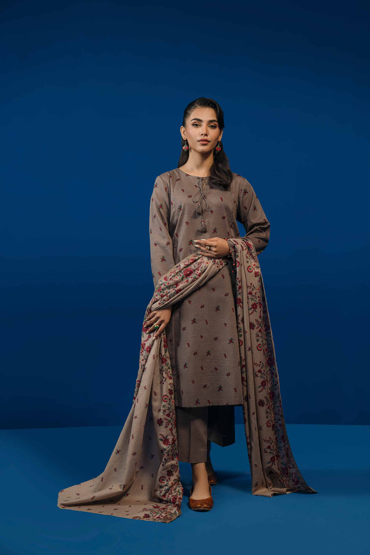 3 Piece  Printed Loose Fabric Best Bargains Freedom To Buy Nishat Outlet 