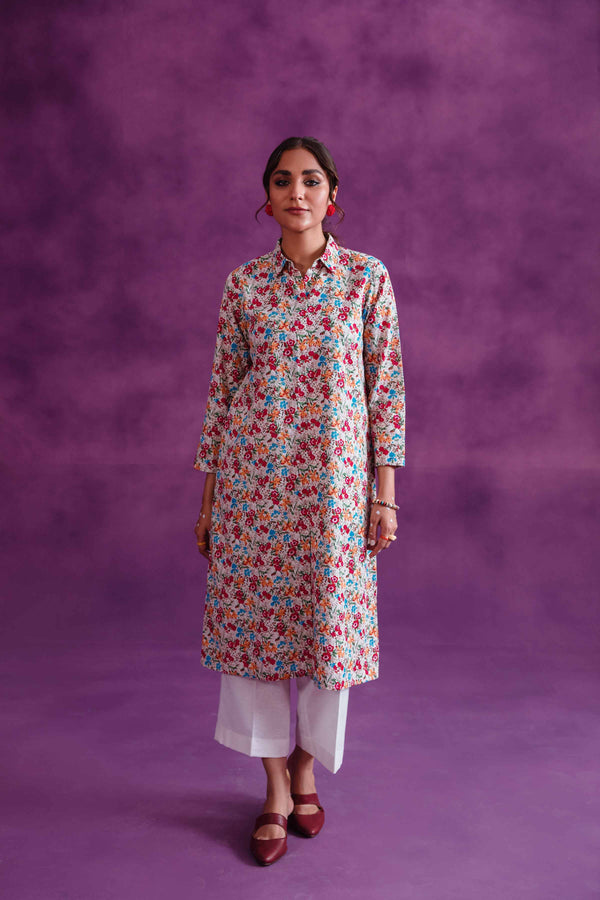 1 Piece  Printed Loose Fabric Best Bargains Freedom To Buy Nishat Outlet 