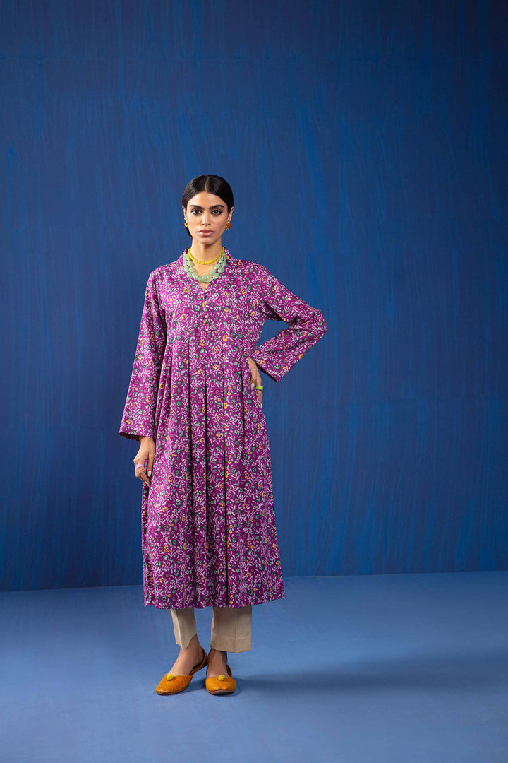 1 Piece  Printed Loose Fabric Best Bargains Freedom To Buy Nishat Outlet 