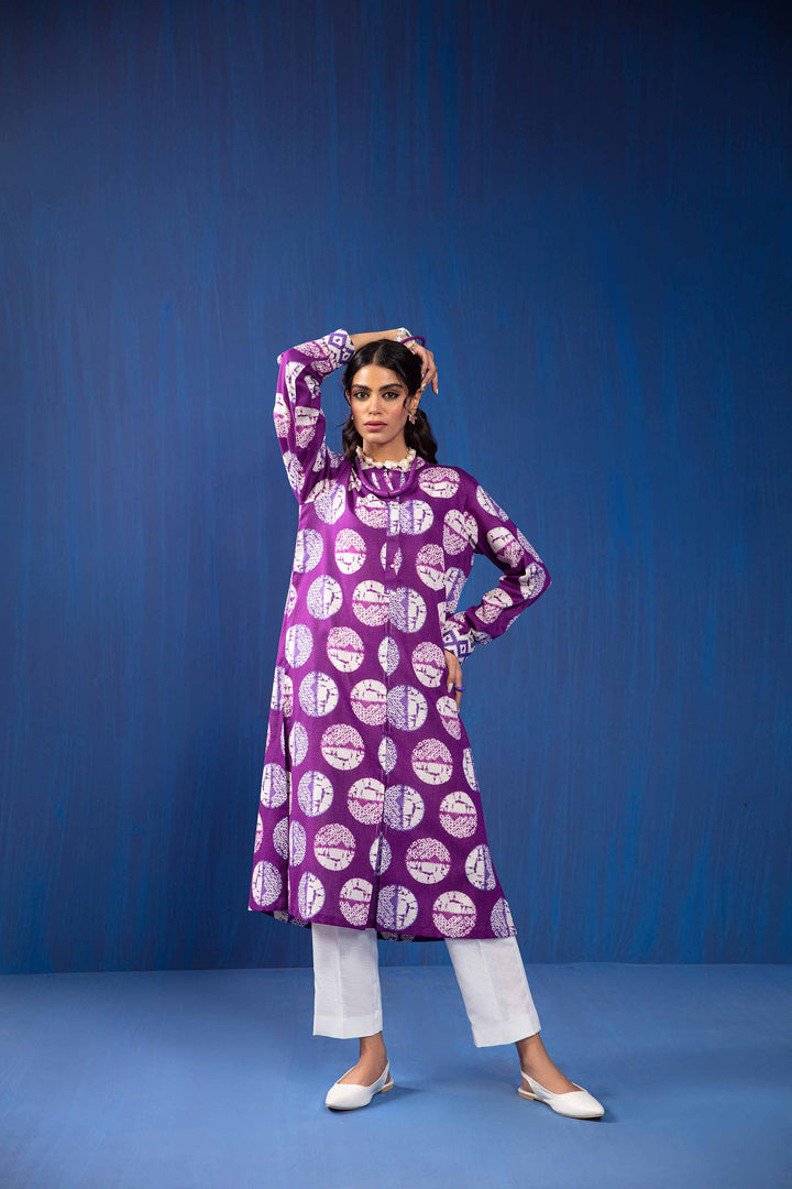 1 Piece  Printed Loose Fabric Best Bargains Freedom To Buy Nishat Outlet 