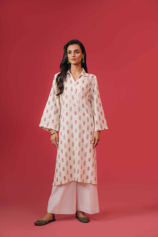 1 Piece  Printed Loose Fabric Best Bargains Freedom To Buy Nishat Outlet 