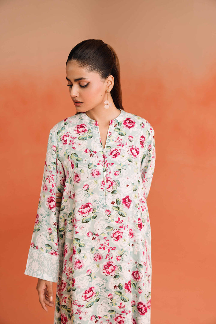 1 Piece  Printed Loose Fabric Best Bargains Freedom To Buy Nishat Outlet 