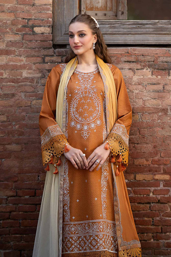 3 Piece - Printed Embroidered Suit - 42401162