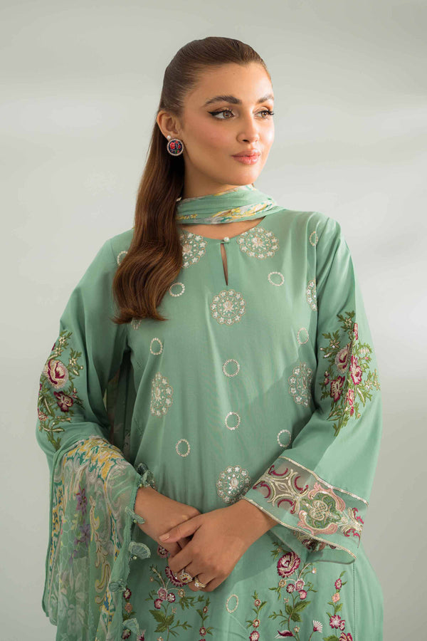 3 Piece - Embroidered Suit - 42401436