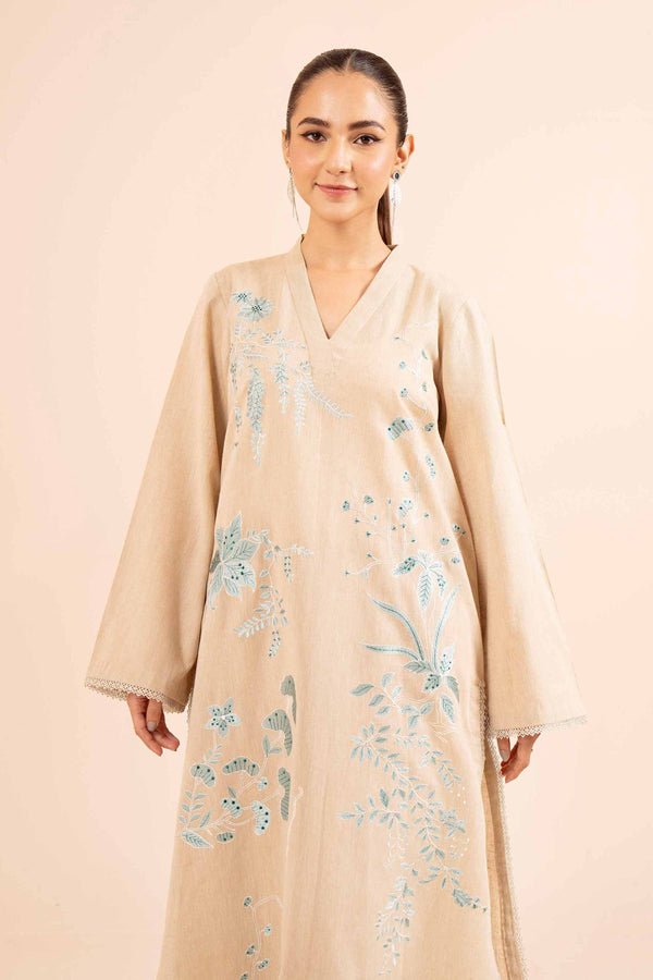 2 Piece  Dyed Embroidered Unstitched Suit South Collection Winter 2024