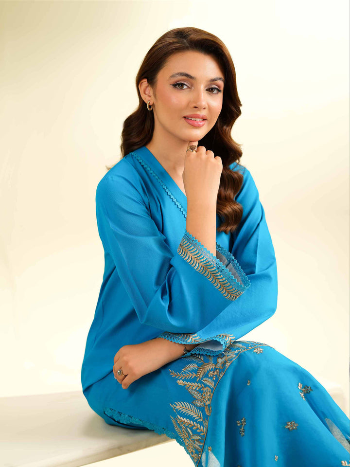 2 Piece - Dyed Embroidered Suit - 42501006 for Women - Unstitched Collection | Nishat | Shop Online