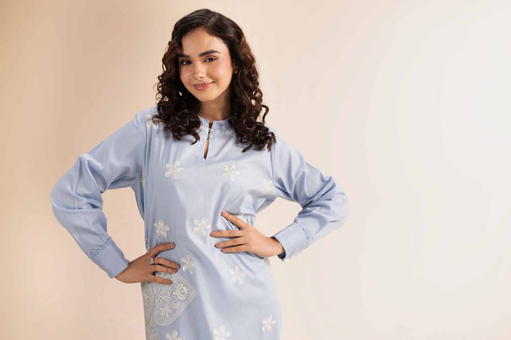 2 Piece - Dyed Embroidered Suit - 42501009 for Women - Unstitched Collection | Nishat | Shop Online