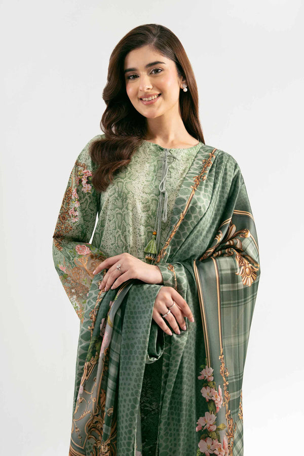 3 Piece - Digital Printed Embroidered Suit - 42501841 for Women - Unstitched Collection | Nishat | Shop Online