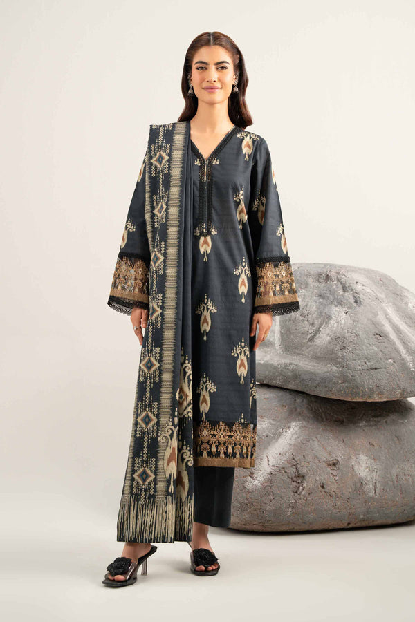 3 Piece - Digital Printed Embroidered Suit - 42502053 for Women - Unstitched Collection | Nishat | Shop Online