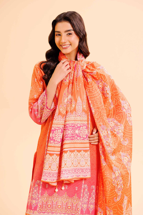 3 Piece - Digital Printed Loose Fabric - 42503039 for Women - Freedom To Buy Collection | Nishat | Shop Online