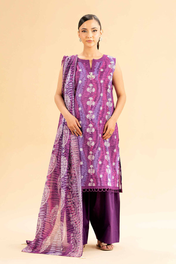 3 Piece - Printed Loose Fabric - 42503101 for Women - Freedom To Buy Collection | Nishat | Shop Online