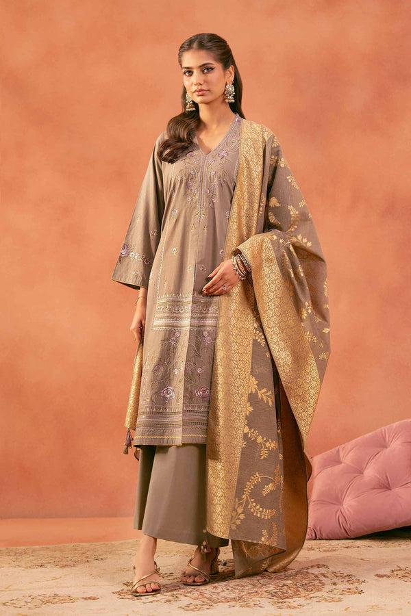 3 Piece - Embroidered Suit - 42519102 for Women - Unstitched Collection | Nishat | Shop Online