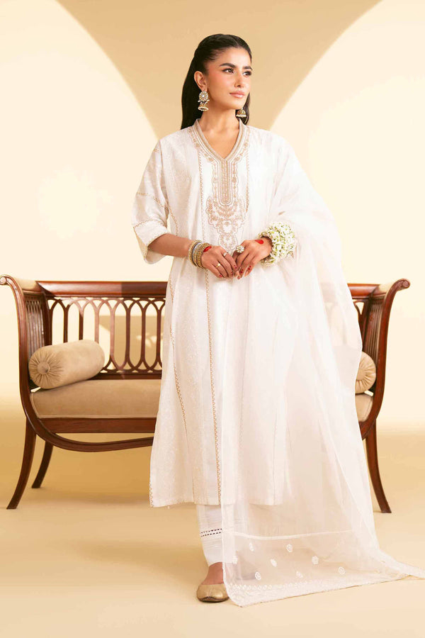 3 Piece - Embroidered Suit - 42519373 for Women - Unstitched Collection | Nishat | Shop Online