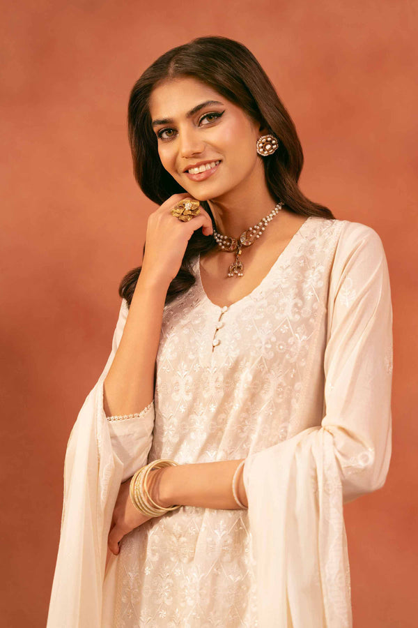 3 Piece - Embroidered Suit - KFE25-113 for Women - Pret Collection | Nishat | Shop Online