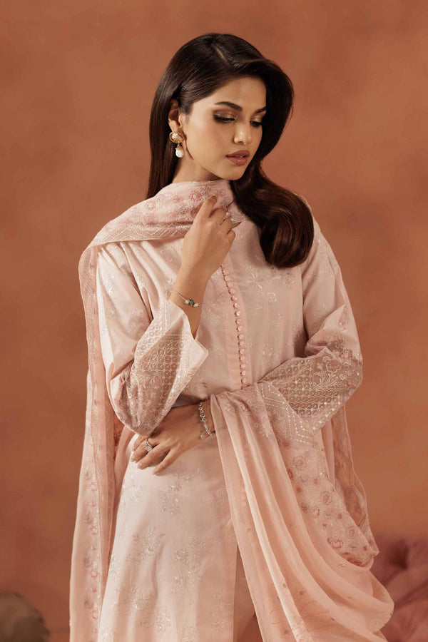 3 Piece - Embroidered Suit - KFE25-154 for Women - Pret Collection | Nishat | Shop Online
