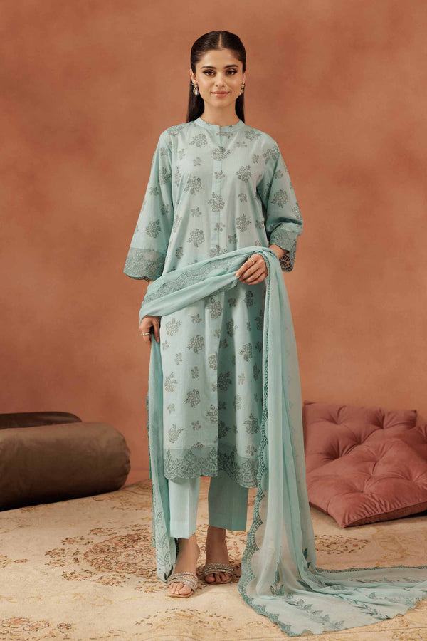 3 Piece - Embroidered Suit - KFE25-159 for Women - Pret Collection | Nishat | Shop Online