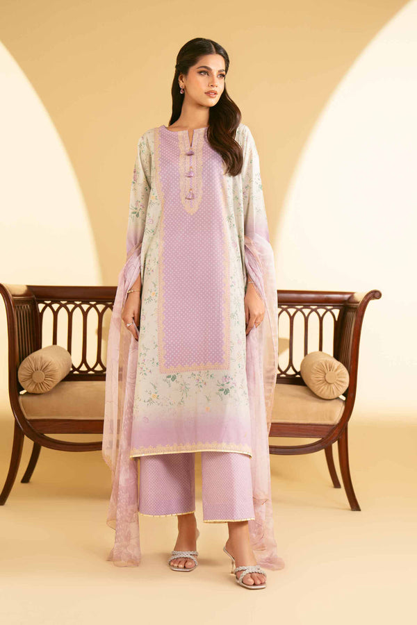 3 Piece - Printed Suit - KFE25-89 for Women - Pret Collection | Nishat | Shop Online