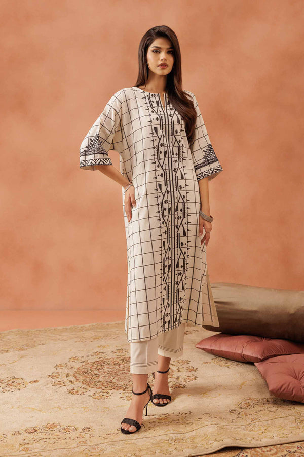 2 Piece - Printed Embroidered Suit - KFE25-92 for Women - Pret Collection | Nishat | Shop Online