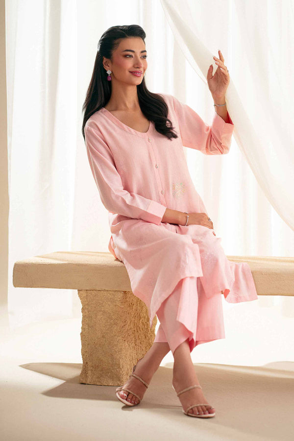 2 Piece - Embroidered Suit - KFS25-116 - for Women - Pret Collection | Nishat | Shop Online