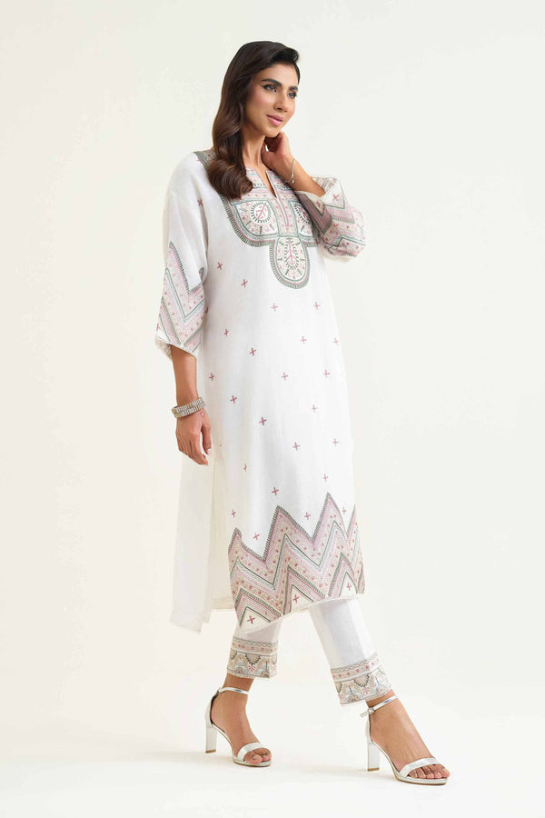 2 Piece - Embroidered Suit - KFS25-25 for Women - Pret Collection | Nishat | Shop Online