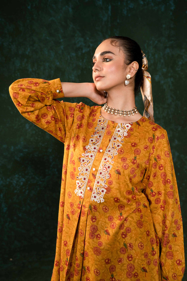 Printed Embroidered Shirt - PW23-305