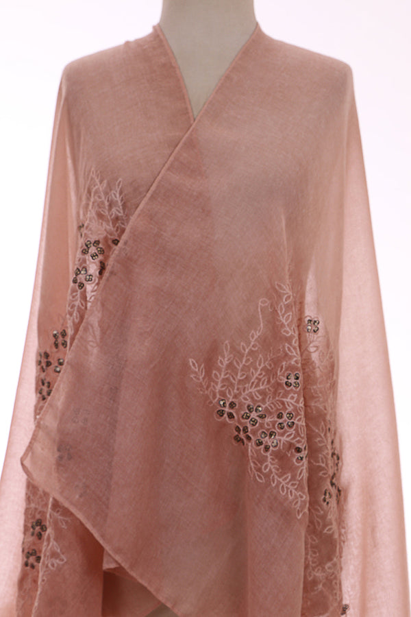 Nude Pink Scarf-410122126-S21
